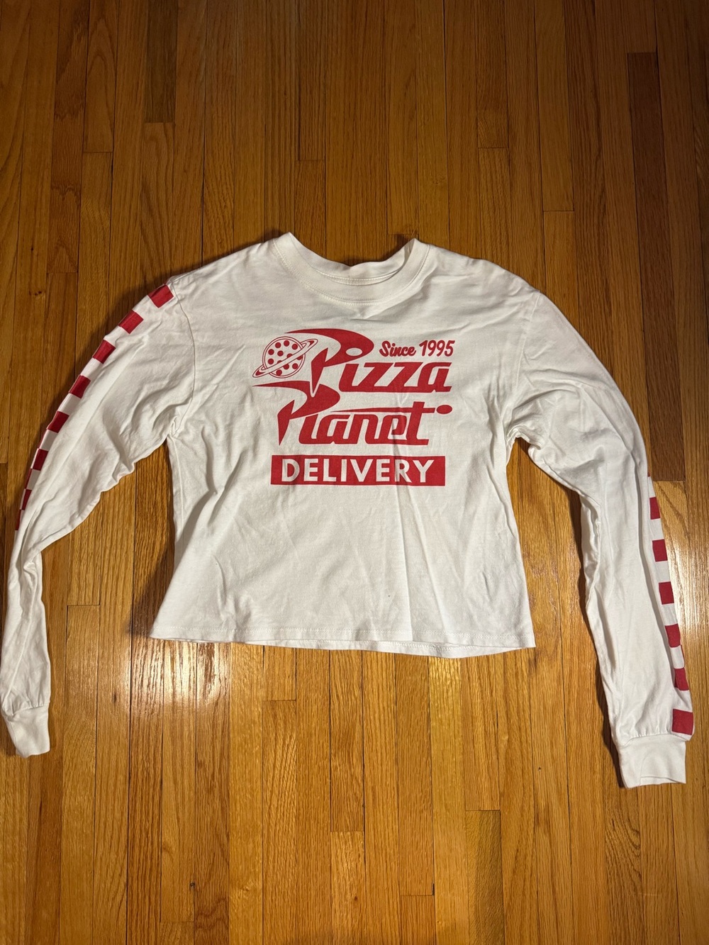 Disney Pixar Toy Story Pizza Planet Crop Top Juniors Small